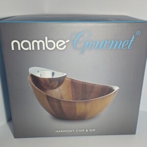 Nambe Gourmet Chip and Dip Set